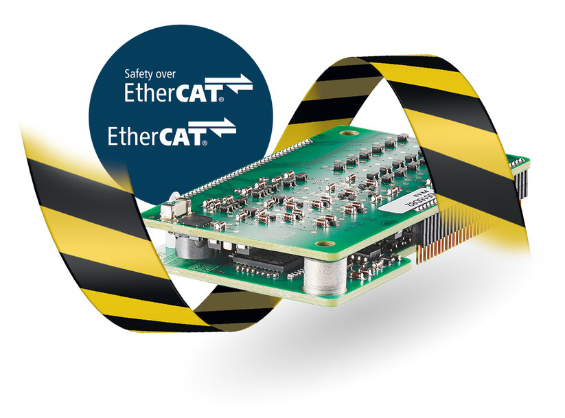 Functional safety over EtherCAT med Ixxat Safe T100/FSoE